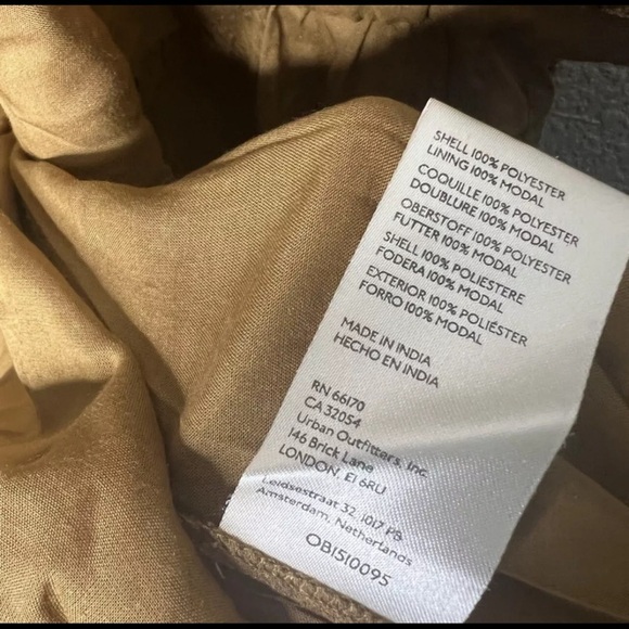 Free People Faye Stunning Metallic Gold Military Jacket - Picture 11 of 14